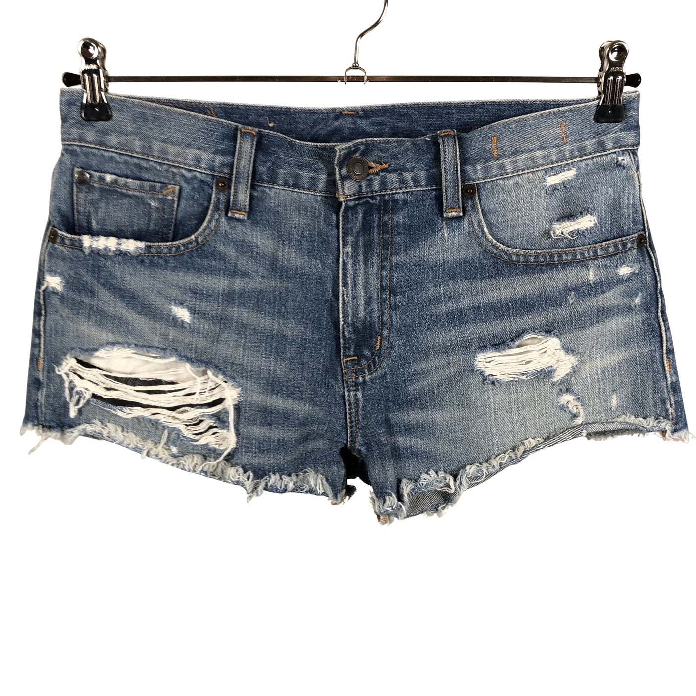 Unisex Denim & Supply Ralph Lauren - Teksast lühikesed püksid, suurus W27 - Sinine (1)
