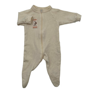 Unisex Ruskovilla - Villane kombinesoon, suurus 56 - 62 - Beige (1)