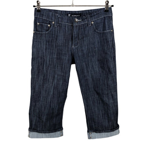 Unisex Big Spade Jeans - Teksast poolpikad püksid, suurus 38 - Sinine (1)