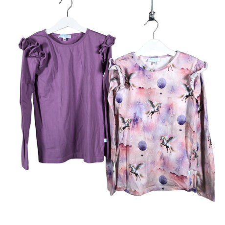 Unisex Pop & Co Helsinki - Trikotaažist pluus, suurus 134 - 140 - Lilla ()