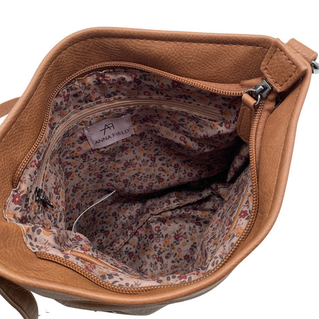 Unisex Anna Field - Õlakott, suurus Midi - Pruun (2)