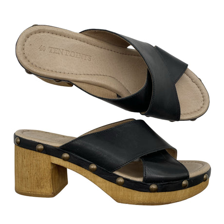 Unisex Ten Points - Kontsaga rihmikud, suurus 40 - Must ()