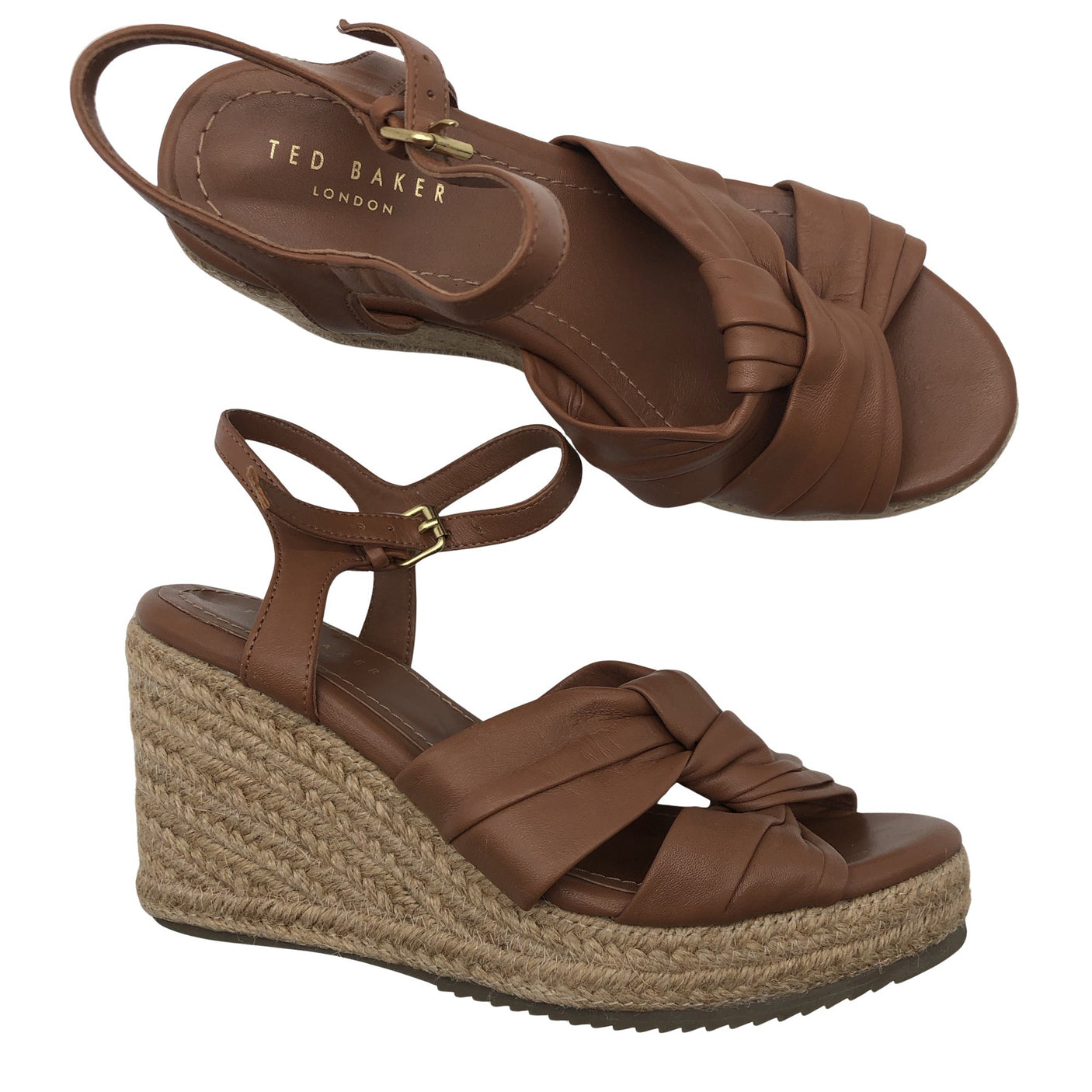 Unisex Ted Baker - Kiilkontsaga rihmikud, suurus 36 - Pruun (1)