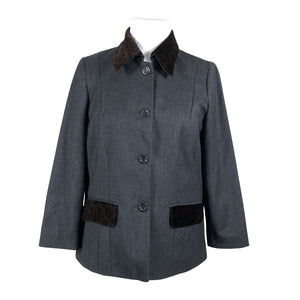 Unisex Kello - Villane mantel, suurus 44 - Hall (1)