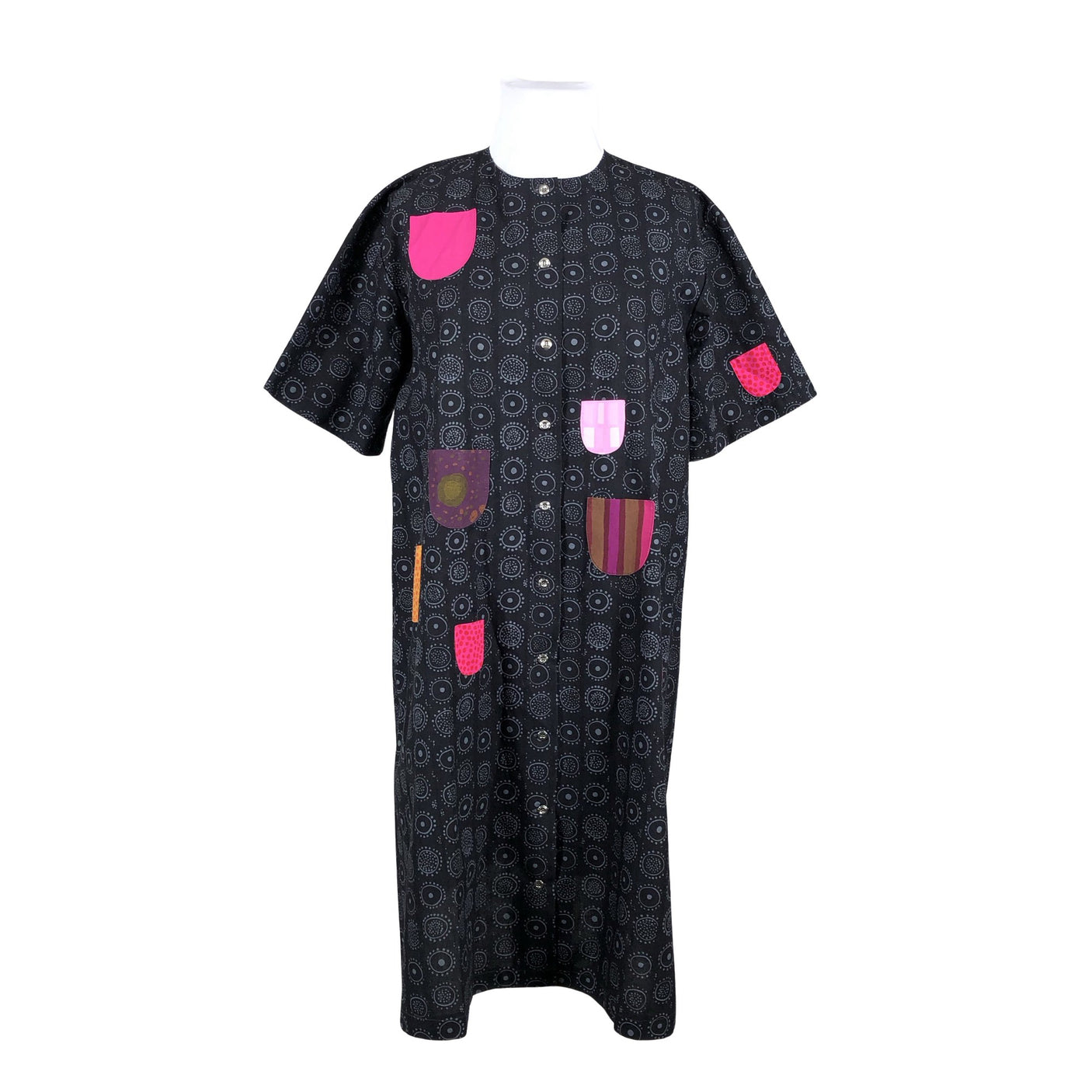 Unisex Marimekko - Mitteveniv kleit, suurus 42 - Must (1)