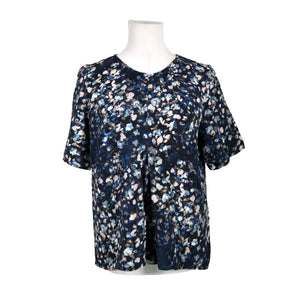 Unisex Voglia - Lühikeste käistega pluus, suurus 40 - Sinine (1)
