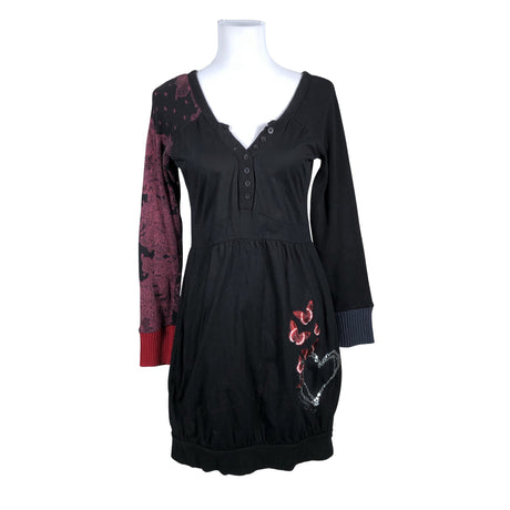 Unisex Desigual - Trikotaažist kleit, suurus 40 - Must ()