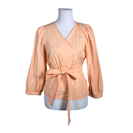 Unisex Nanso - Lühikeste käistega pluus, suurus 40 - Oranž ()