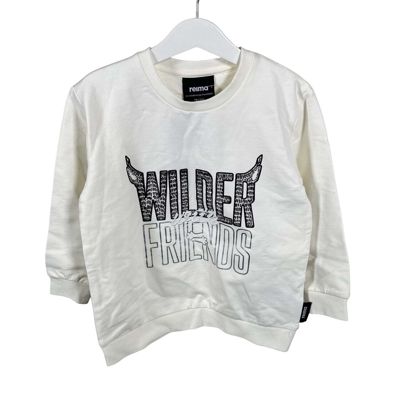 Unisex Reima - Dressikangast pluus, suurus 98 - 104 - Valge (1)