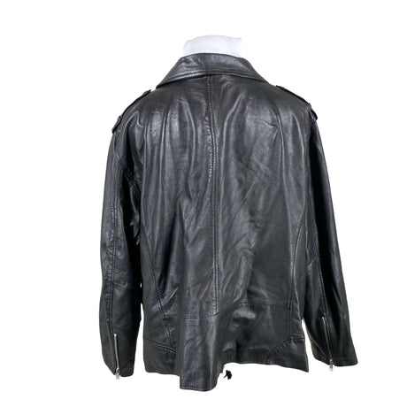 Unisex Sara Lindholm - Nahktagi, suurus 58 - Must (2)