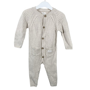 Unisex Newbie - Pükskostüüm, suurus 74 - 80 - Beige (1)