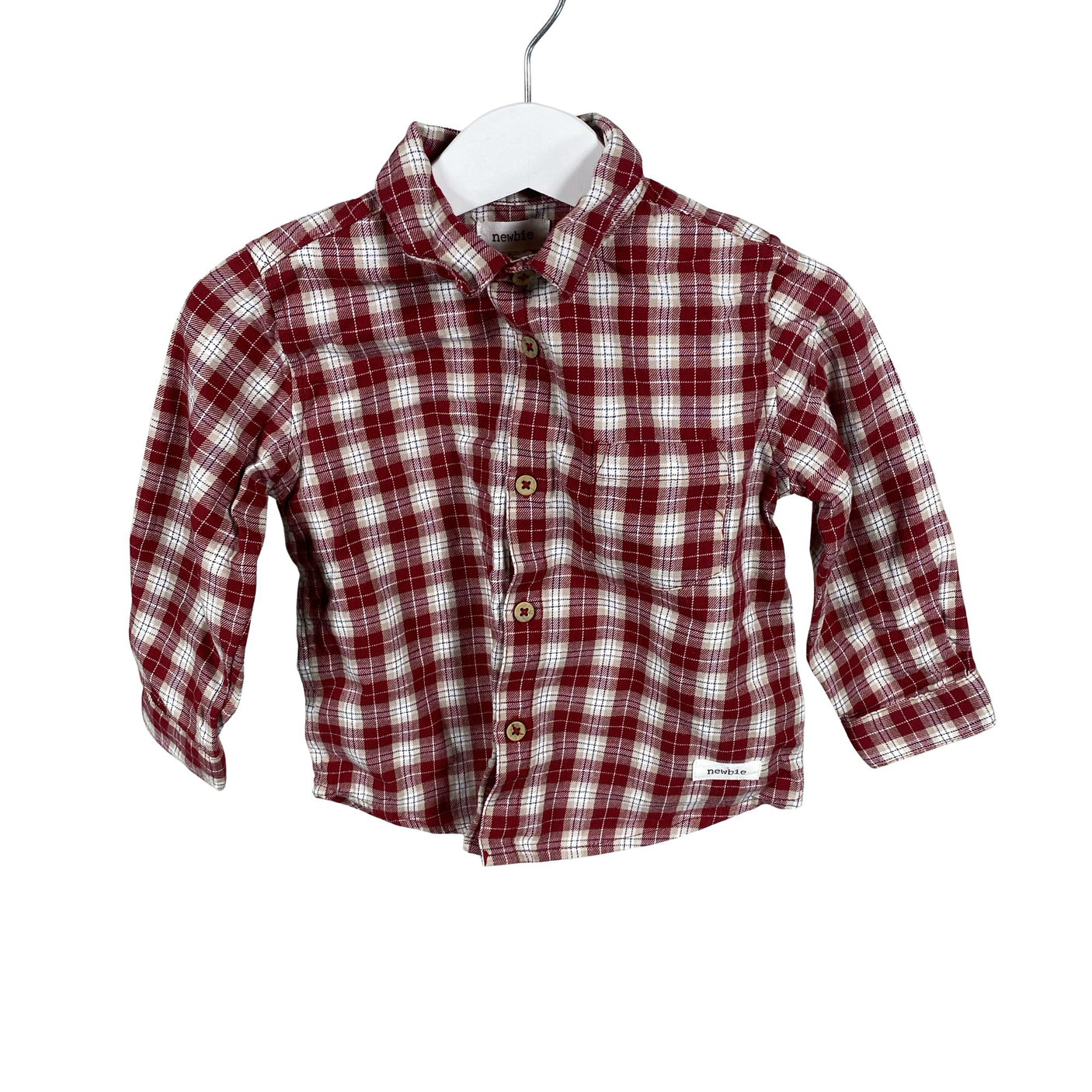 Unisex Newbie - Triiksärk, suurus 74 - 80 - Punane (1)