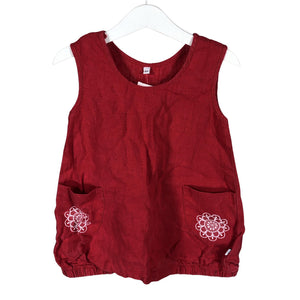 Unisex Chas - Mitteveniv kleit, suurus 98 - 104 - Punane (1)