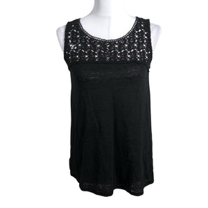 Unisex Noom - Trikotaažist topp, suurus 36 - Must (1)