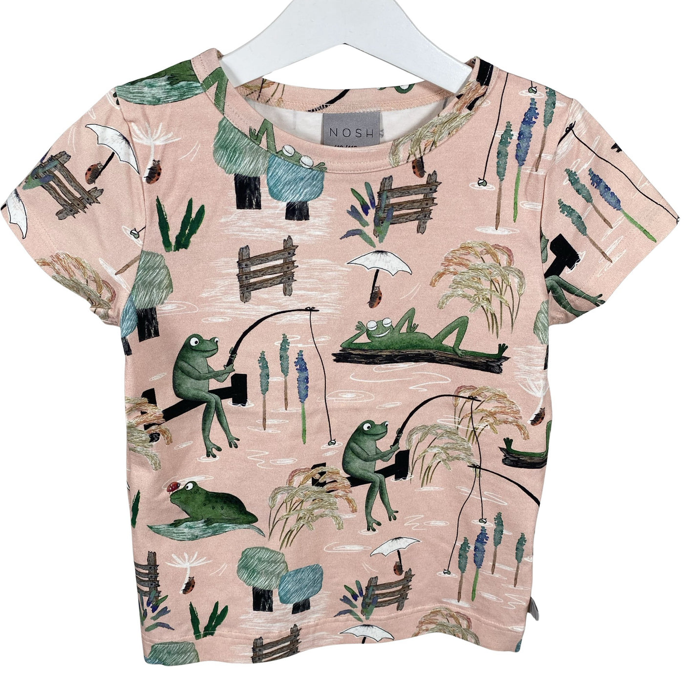 Unisex NOSH - T-särk, suurus 110 - 116 - Oranž (1)