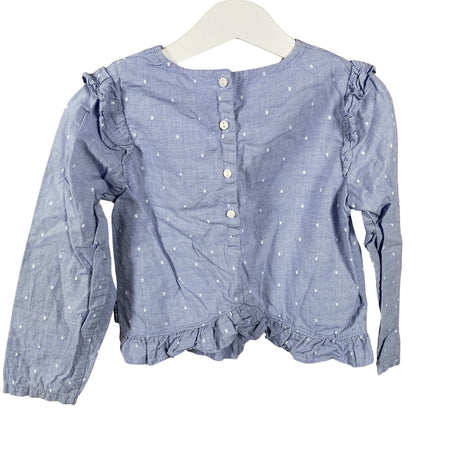 Unisex Polarn O. Pyret - Pluus, suurus 110 - 116 - Helesinine (2)