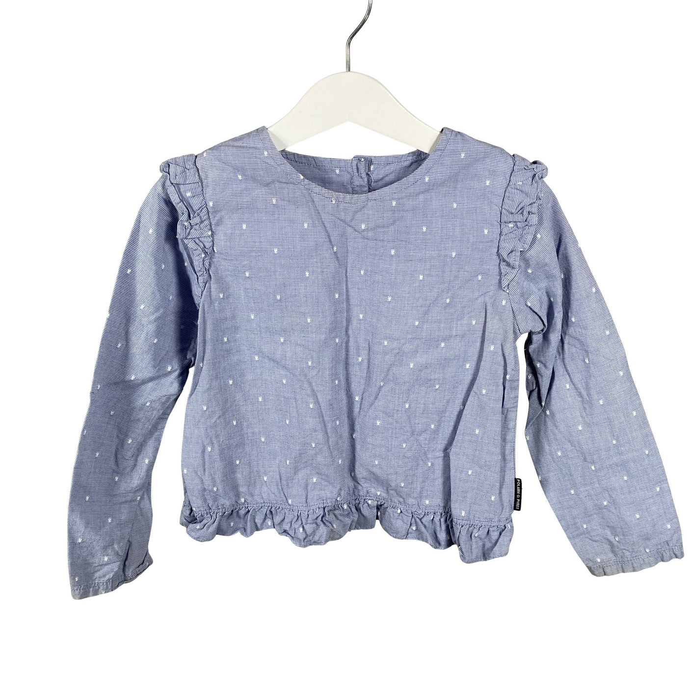 Unisex Polarn O. Pyret - Pluus, suurus 110 - 116 - Helesinine (1)