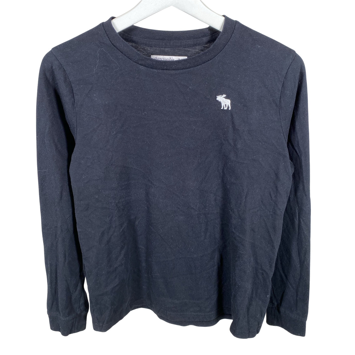 Unisex Abercrombie&Fitch - Trikotaažist pluus, suurus 164 - 170 - Must (1)