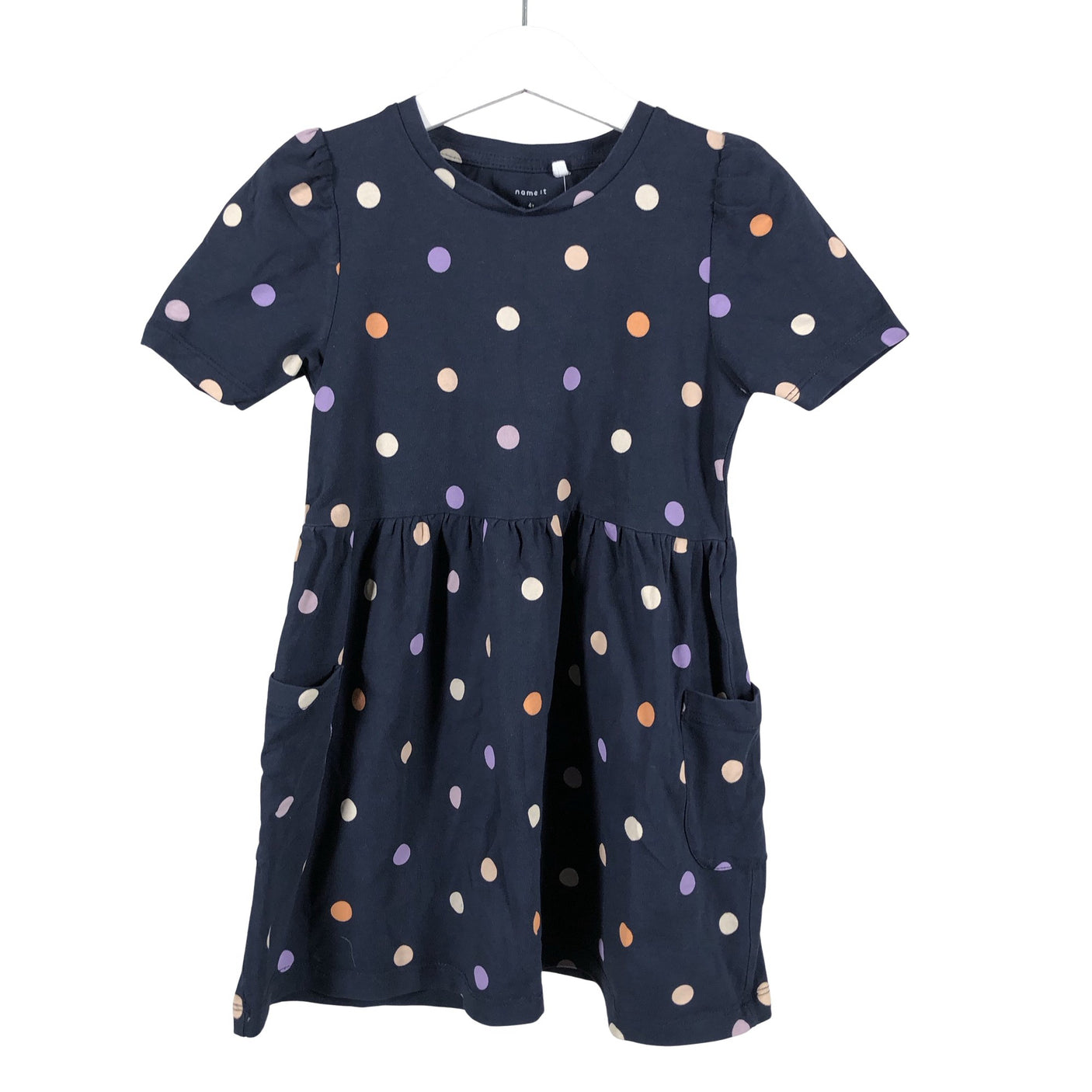 Unisex Name It - Trikotaažist kleit, suurus 98 - 104 - Sinine (1)