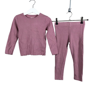 Unisex Next - Trikotaažist pluus, suurus 98 - 104 - Heleroosa (1)