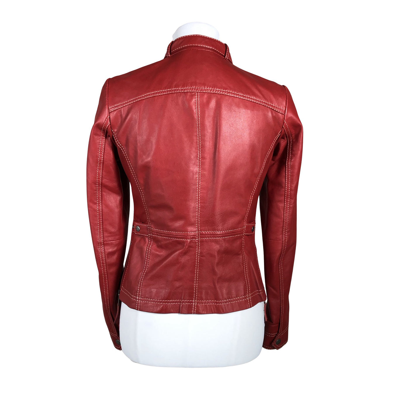 Unisex Esprit - Nahktagi, suurus 34 - Punane (2)