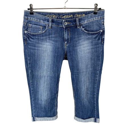 Unisex Esprit - Teksast poolpikad püksid, suurus W31 - Sinine ()