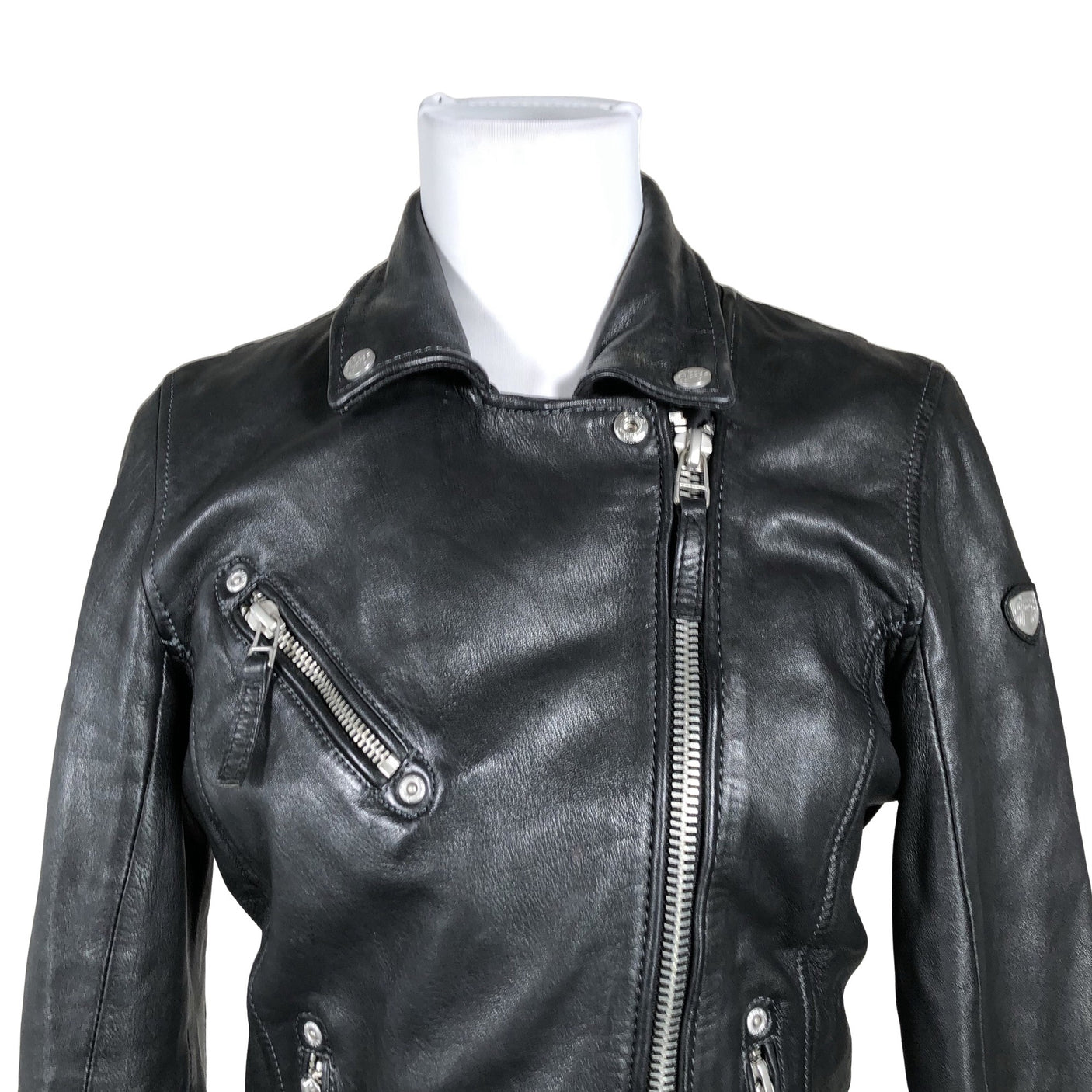 Unisex Gipsy - Nahktagi, suurus 38 - Must (2)
