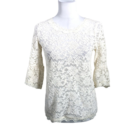 Unisex Rosemunde - Pluus, suurus 36 - Looduslik valge ()