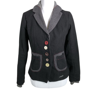 Unisex Desigual - Jakk, suurus 36 - Must (1)