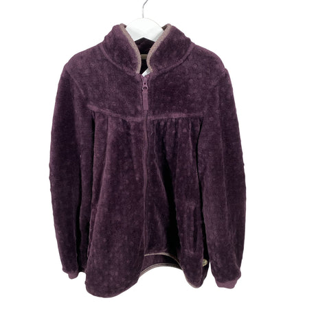 Unisex POMPdeLUX - Fliisjakk, suurus 146 - 152 - Veinipunane ()
