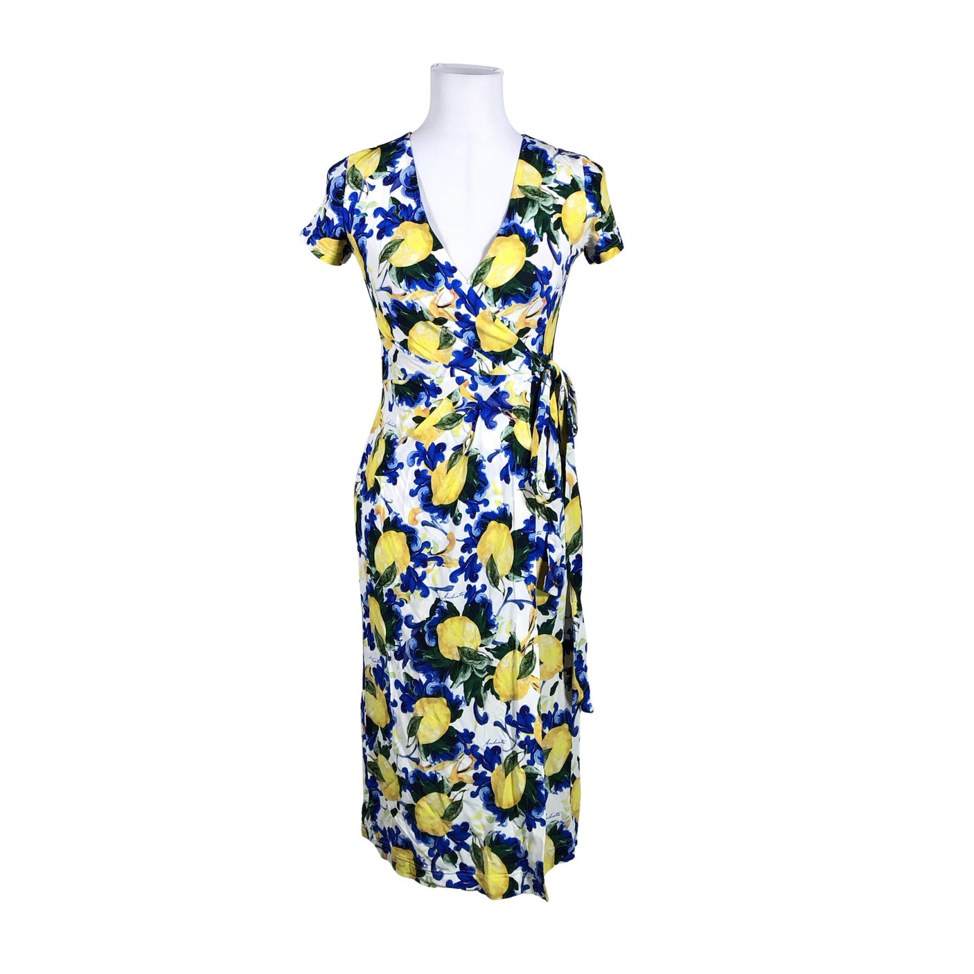 Unisex Andiata - Trikotaažist kleit, suurus 34 - Valge (1)