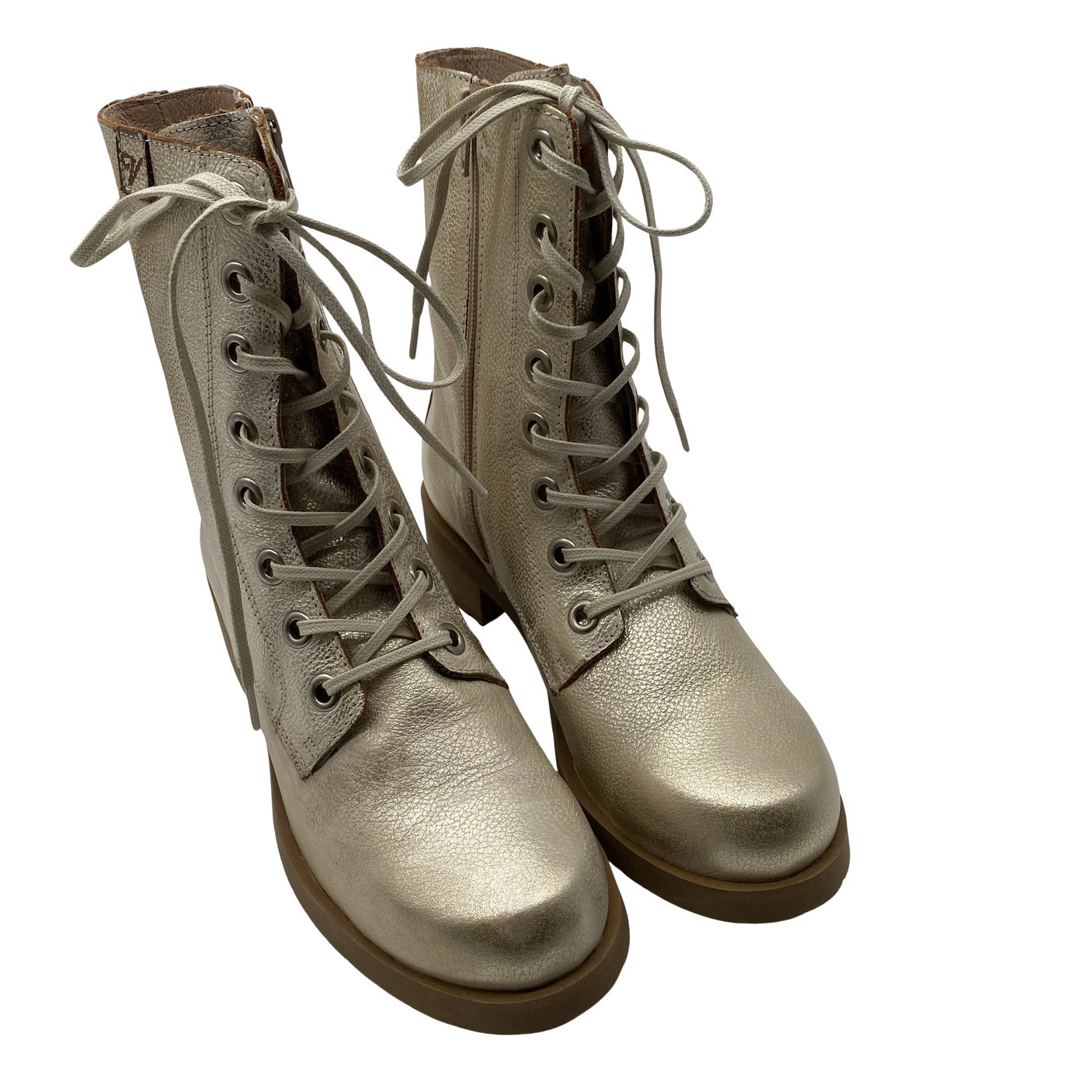 Unisex Vintro - Nööridega saapad, suurus 39 - Kuld (2)