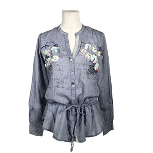 Unisex Desigual - Pluus, suurus 36 - Sinine (1)