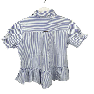 Unisex Twinset - Lühikeste käistega pluus, suurus 122 - 128 - Sinine (2)