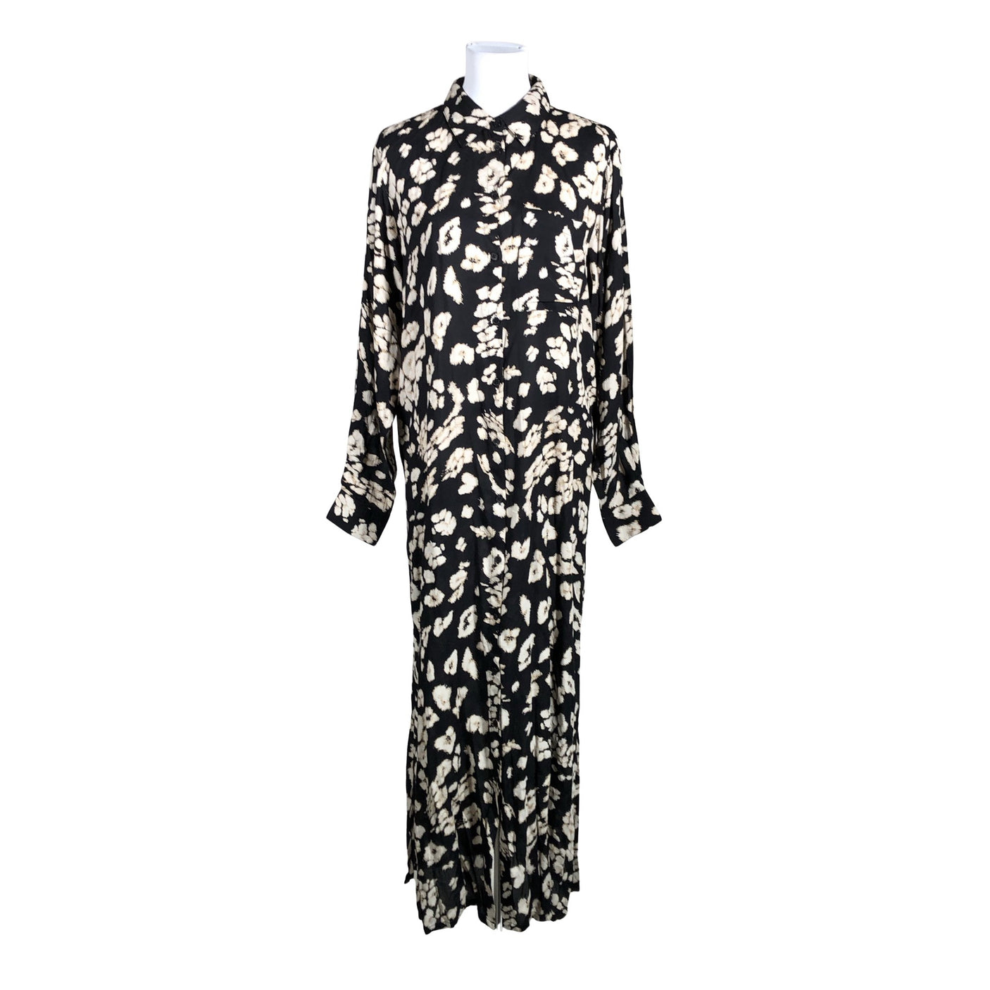 Unisex Kaffe - Mitteveniv kleit, suurus 40 - Must (1)