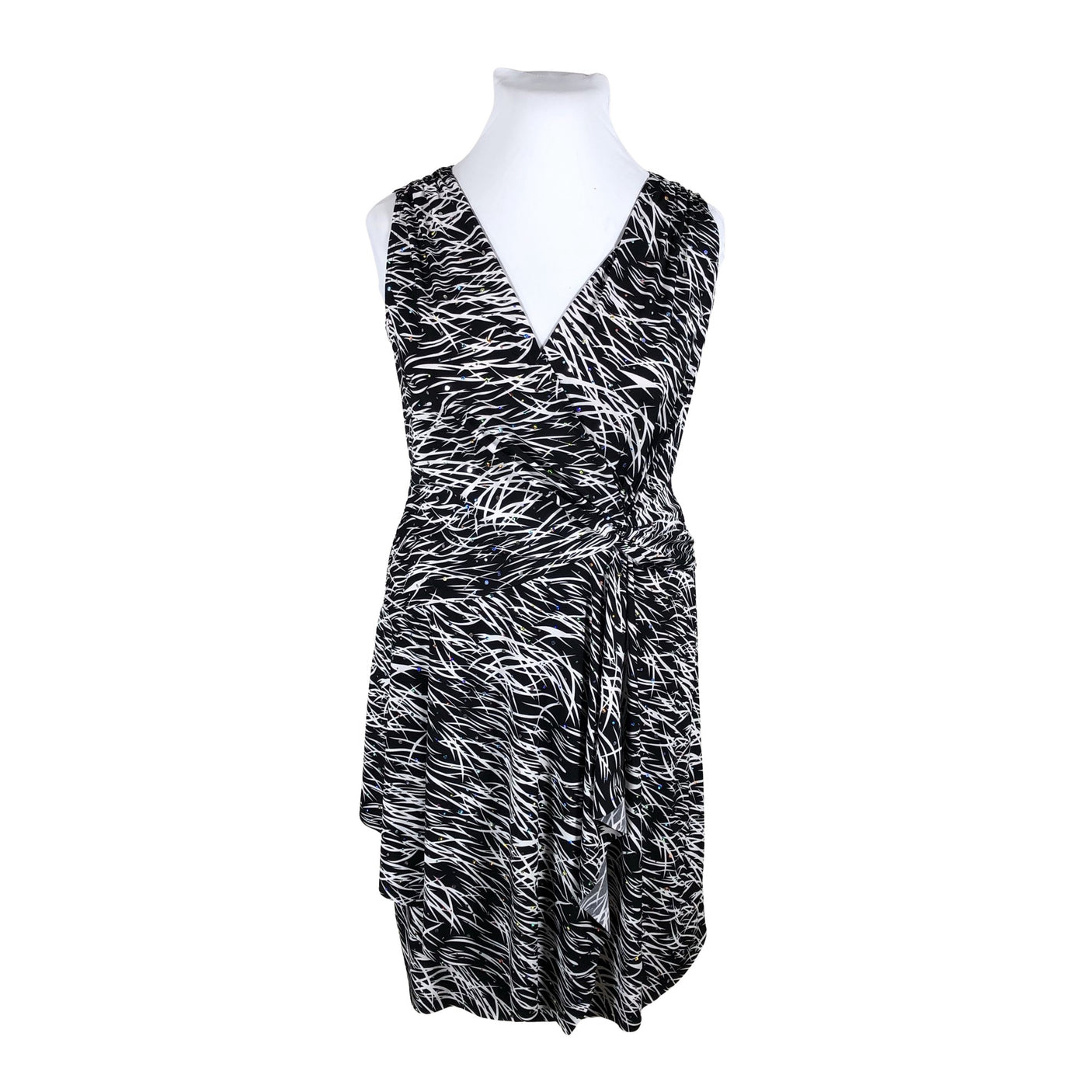 Unisex Merrytime - Trikotaažist kleit, suurus 42 - Must (2)