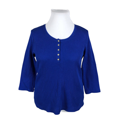 Unisex Croft & Barrow - Trikotaažist pluus, suurus 42 - Sinine ()