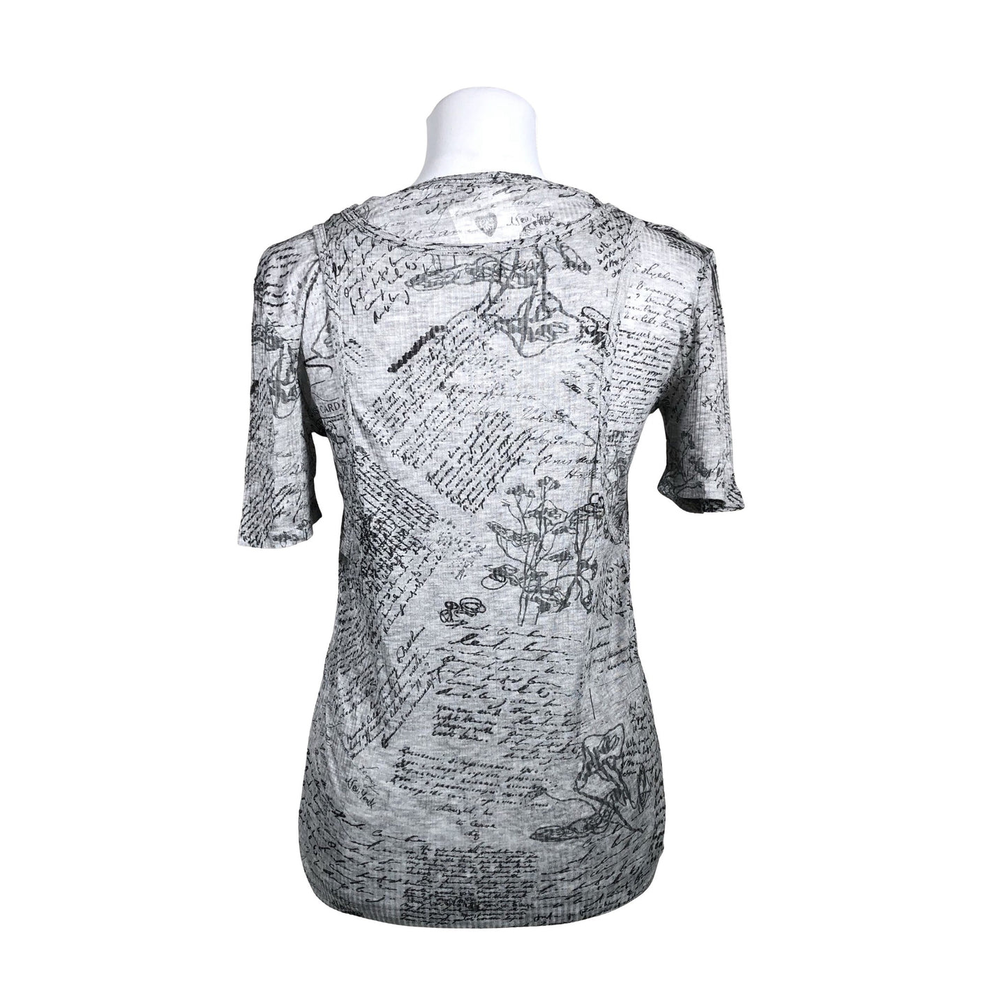 Unisex Desigual - T-särk, suurus 38 - Hall (2)