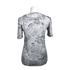 Unisex Desigual - T-särk, suurus 38 - Hall (2)