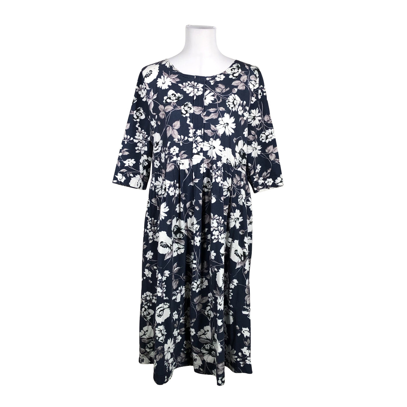 Unisex Puuvillatehdas - Trikotaažist kleit, suurus 38 - Sinine (1)