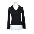 Unisex Cottonade Paris - Trikotaažist pluus, suurus 36 - Must ()