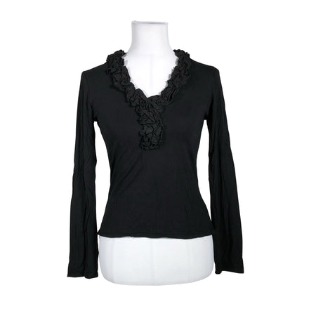 Unisex Cottonade Paris - Trikotaažist pluus, suurus 36 - Must ()