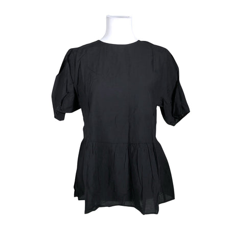 Unisex Taifun - Lühikeste käistega pluus, suurus 40 - Must ()