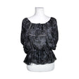 Unisex Guess - Lühikeste käistega pluus, suurus 34 - Hall ()