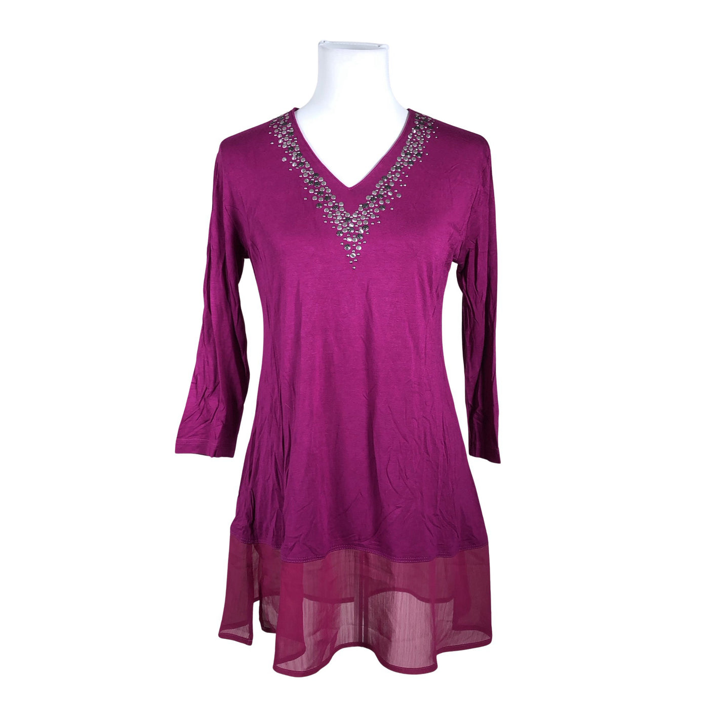 Unisex Voglia - Trikotaažist tuunika, suurus 36 - Lilla (1)