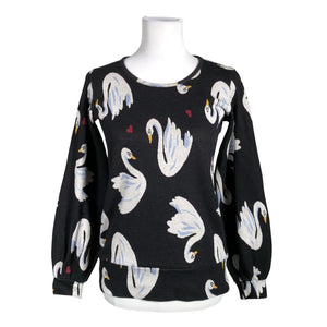 Unisex NOSH - Trikotaažist pluus, suurus 36 - Must (1)
