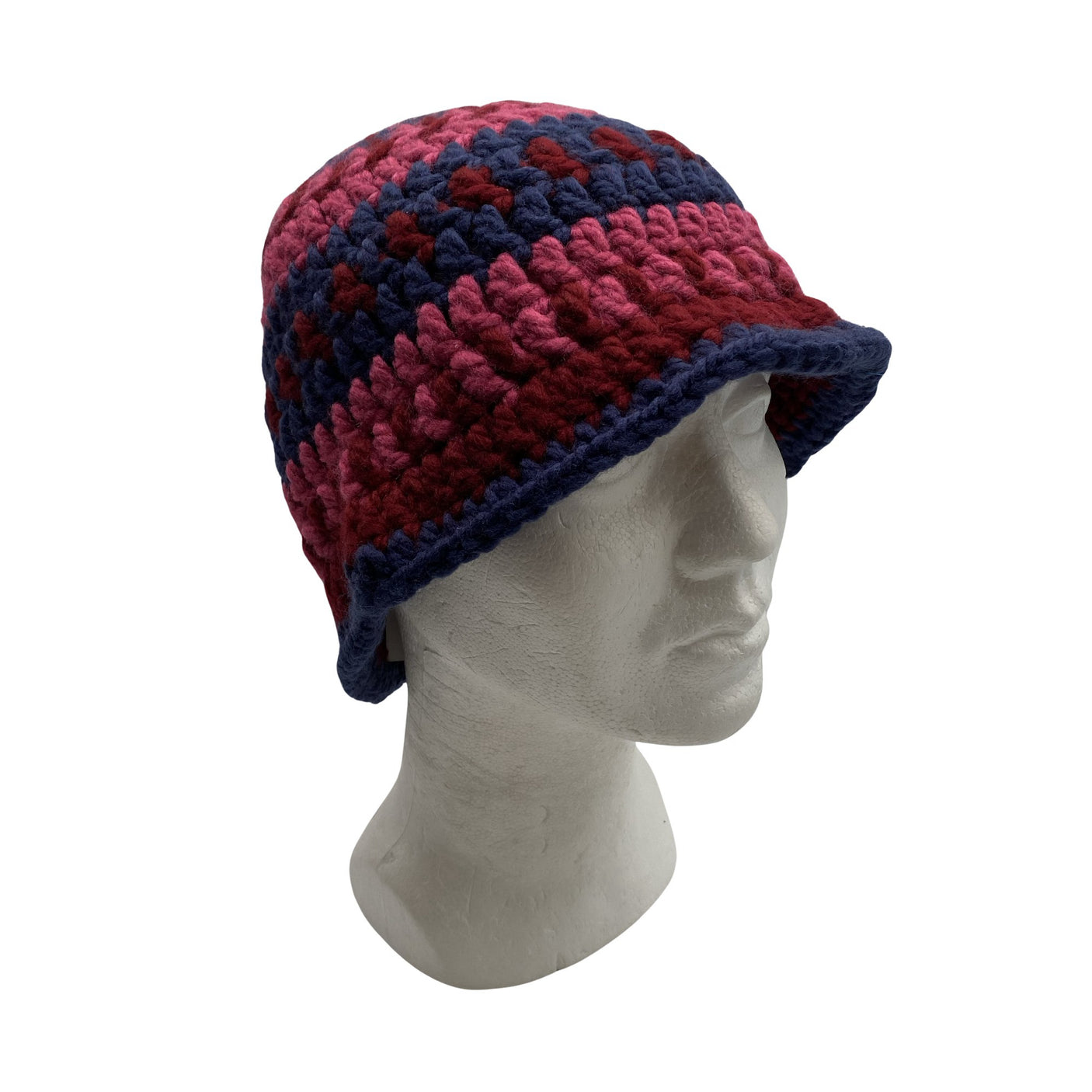 Unisex Handmade - Müts, suurus 54 - 56 cm - Roosa (1)