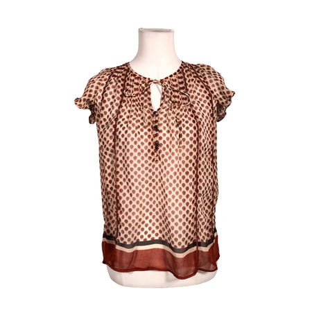 Unisex Sfera - Lühikeste käistega pluus, suurus 36 - Pruun ()