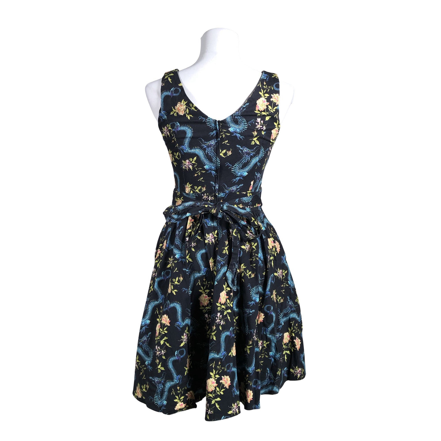 Unisex Lady Vintage - Mitteveniv kleit, suurus 34 - Sinine (2)