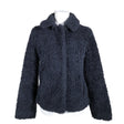 Unisex Esprit - Kunstkarusnahast mantel, suurus 34 - Sinine ()